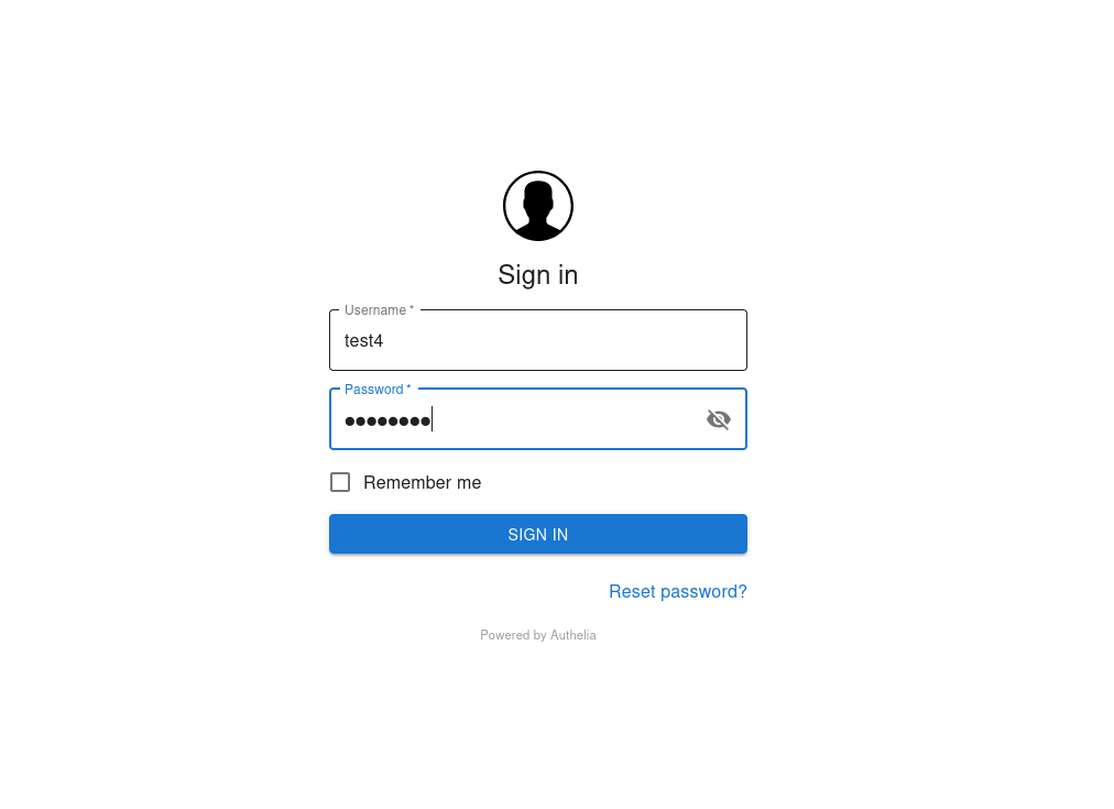 Authelia&#39;s redirection
