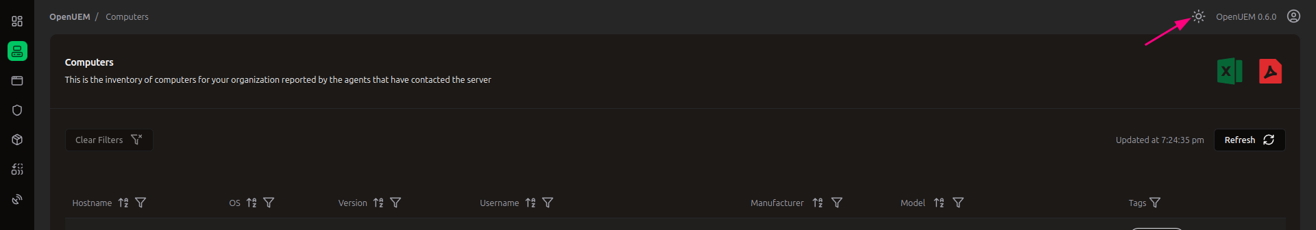 Dark mode