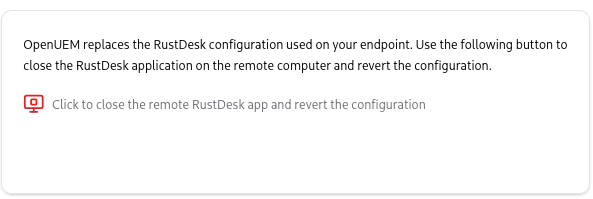 RustDesk credentials